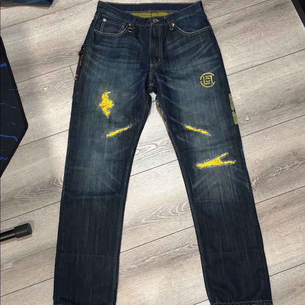 Rare Levi’s X clot 501 straight jeans